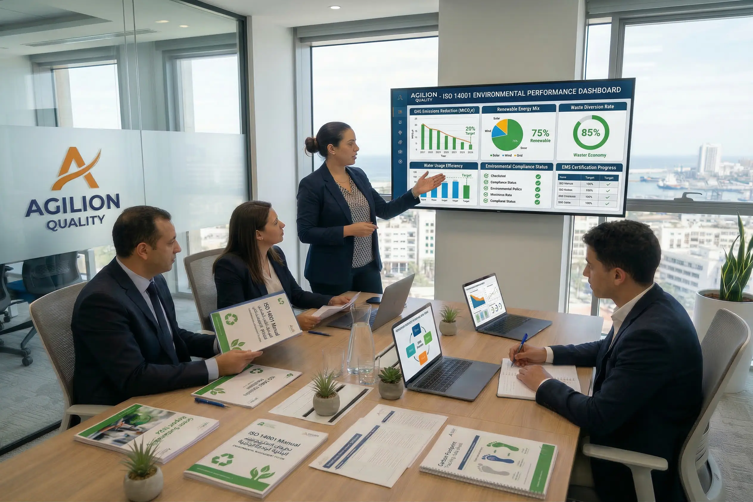 Accompagnement des entreprises pour la certification ISO 14001 et la mise en place du système de management environnemental