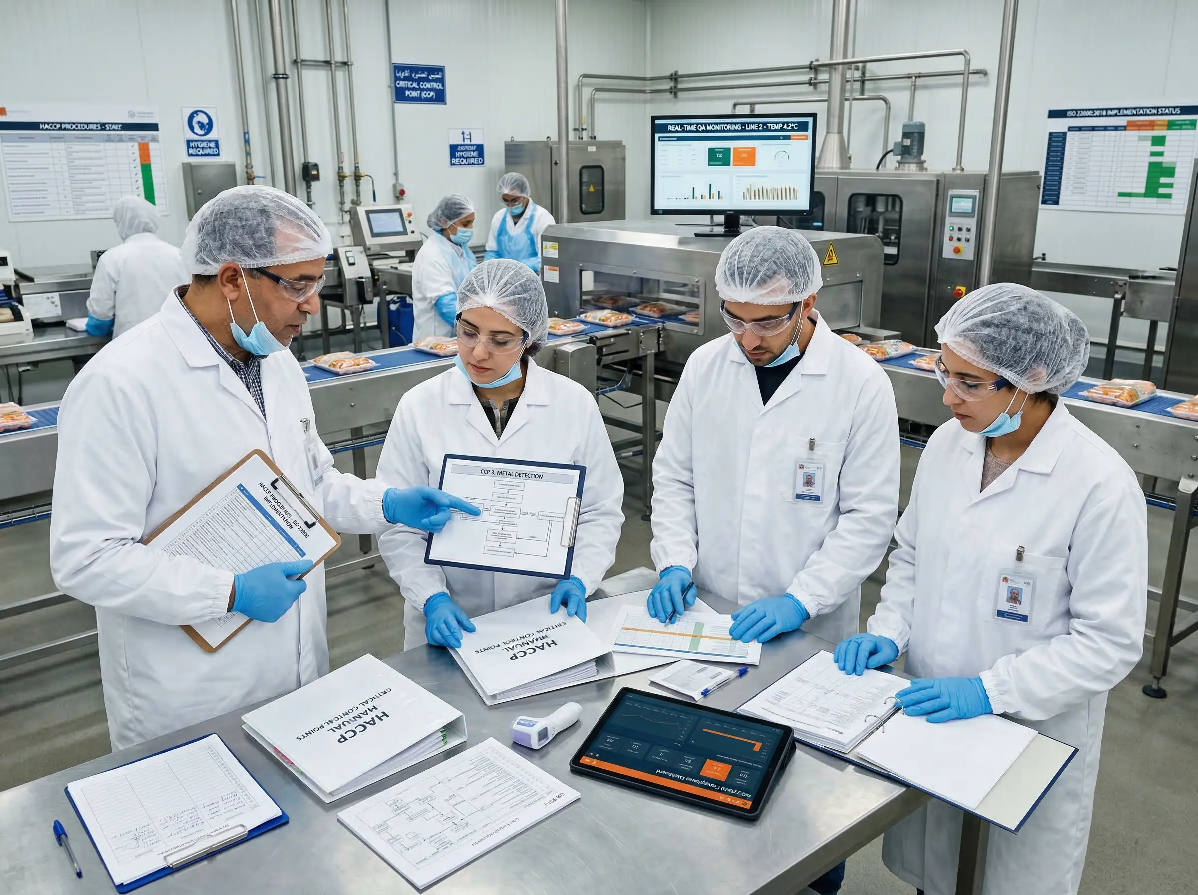 Accompagnement des entreprises pour la certification ISO 22000 et la mise en place du système de management de la sécurité des denrées alimentaires