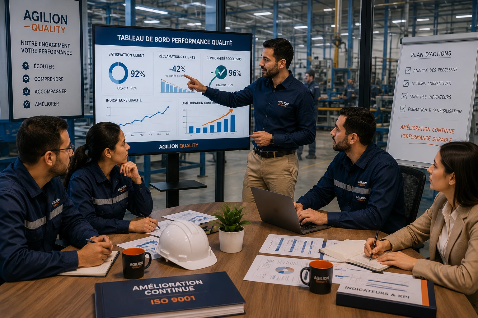 Cabinet de conseil au Maroc pour amélioration continue ISO 9001 - Processus PDCA qualité