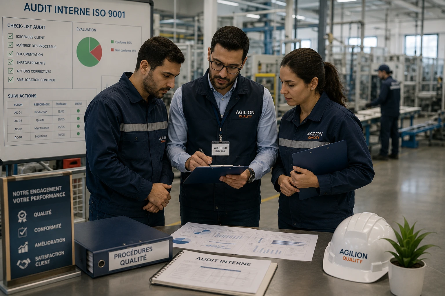 Cabinet de conseil au Maroc spécialisé audit interne ISO 9001 - Checklist conformité