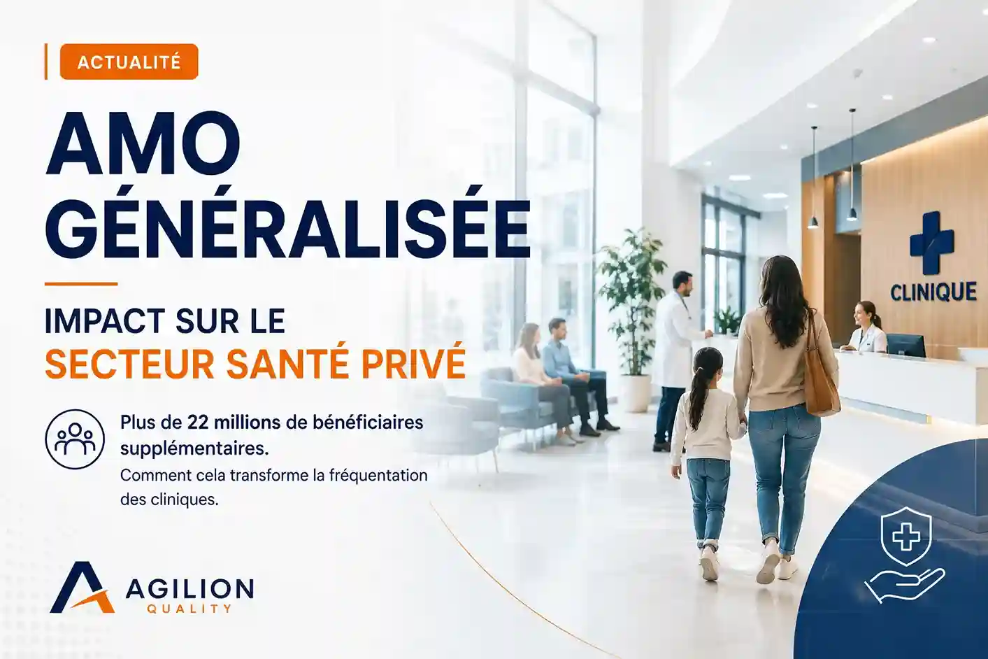 AMO généralisée - actualité impact secteur santé privé Maroc par Agilion Quality