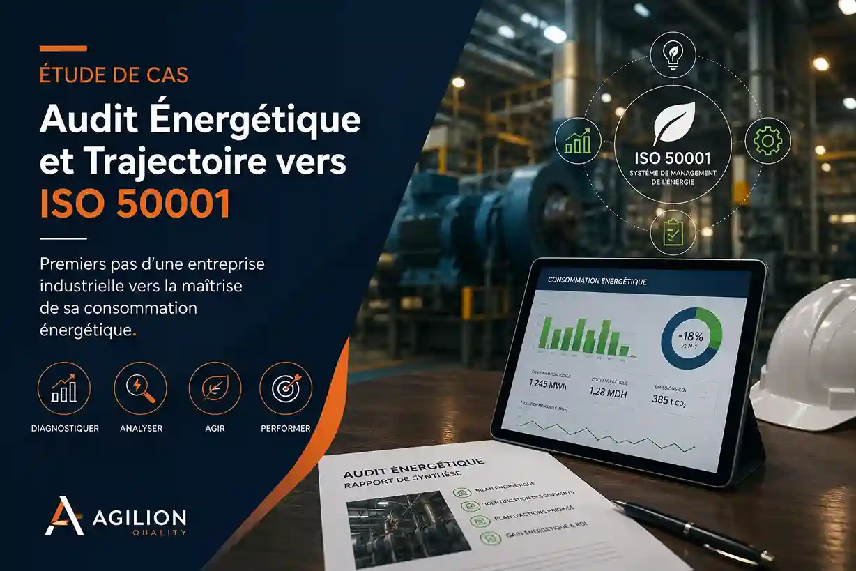 Audit énergétique ISO 50001 - étude de cas fonderie par Agilion Quality