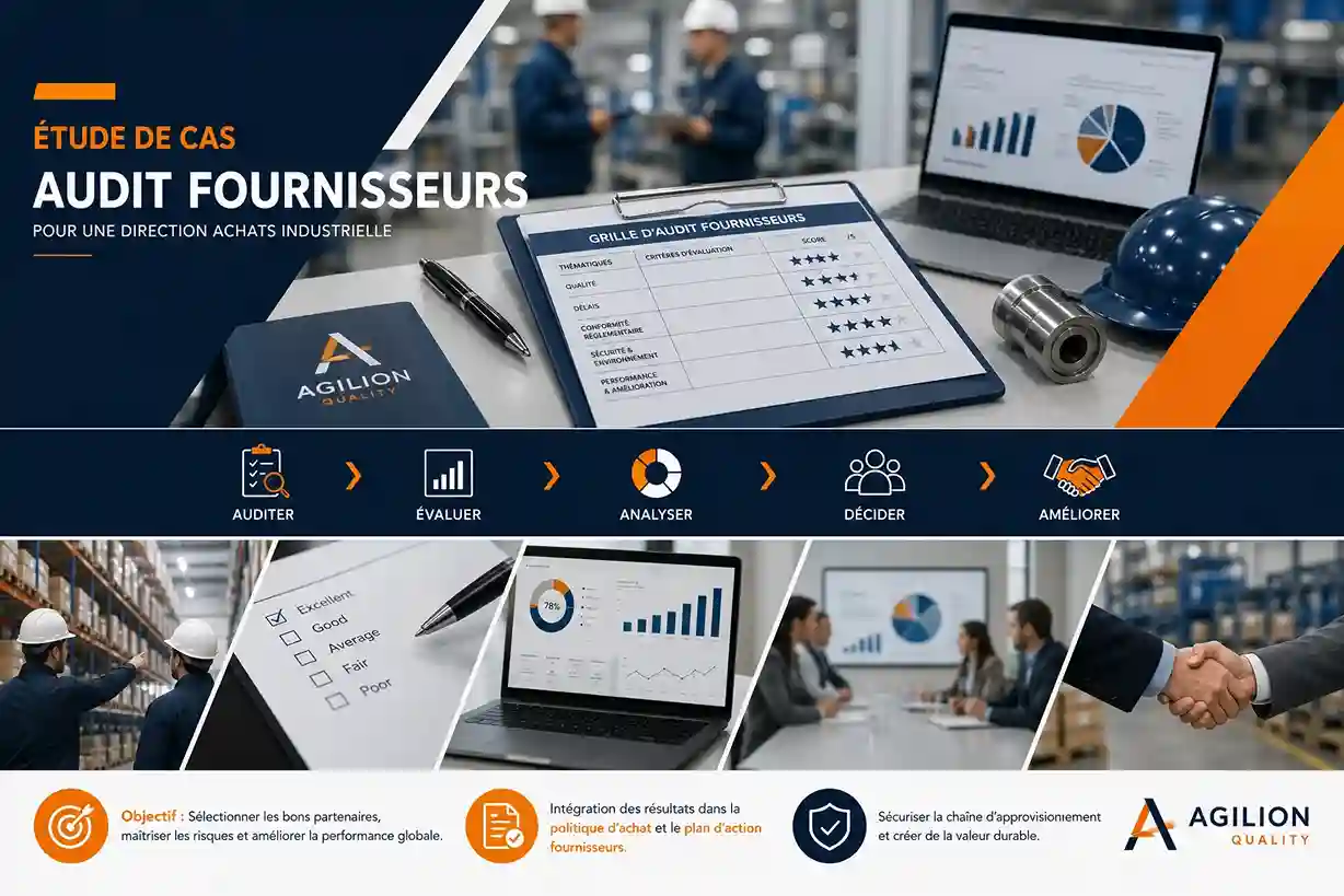 Audit fournisseurs direction achats - étude de cas par Agilion Quality