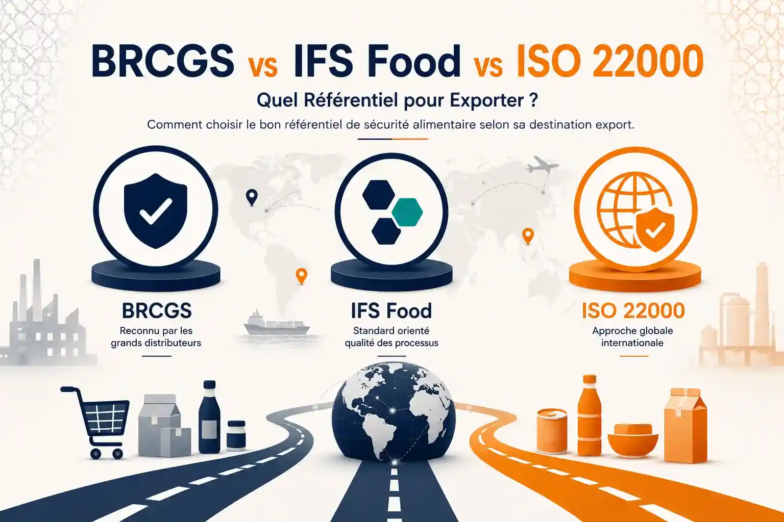 BRCGS IFS ISO 22000 Maroc - quel référentiel pour exporter par Agilion Quality