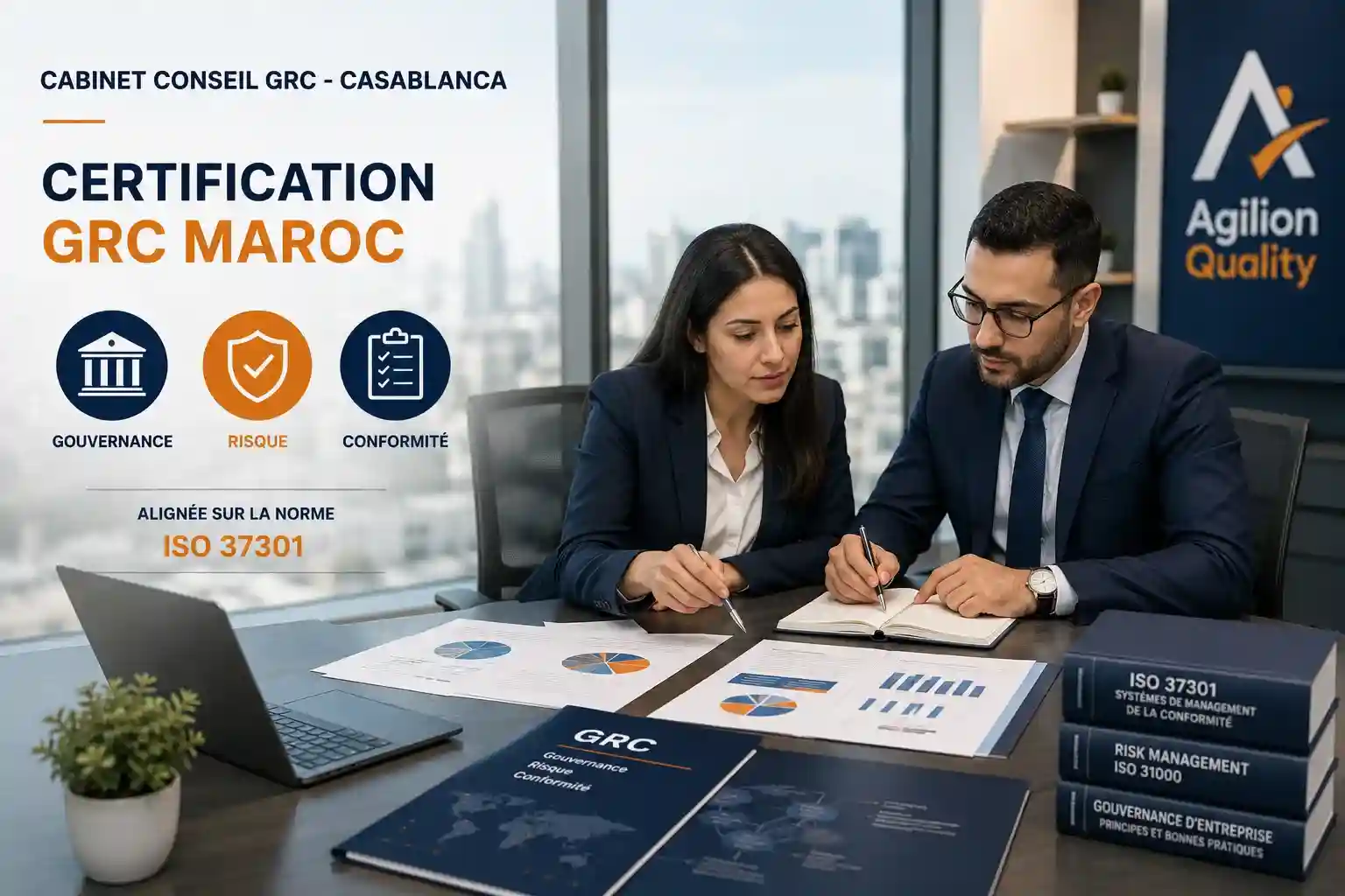 Certification GRC Maroc : gouvernance risque et conformite en reunion de direction