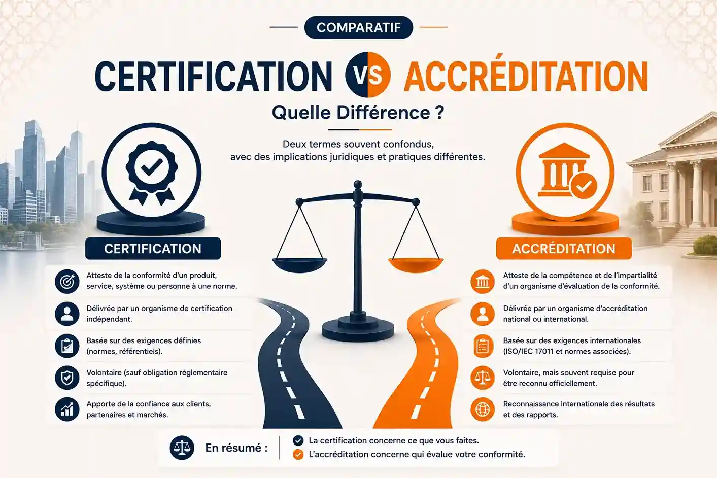 Certification vs accréditation - comparatif organisme certificateur et SEMAC par Agilion Quality