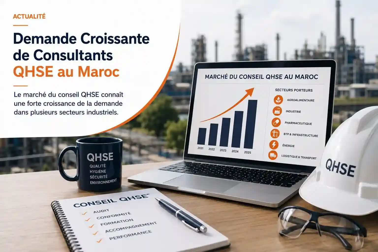 Consultant QHSE Maroc - actualité demande croissante industrie par Agilion Quality