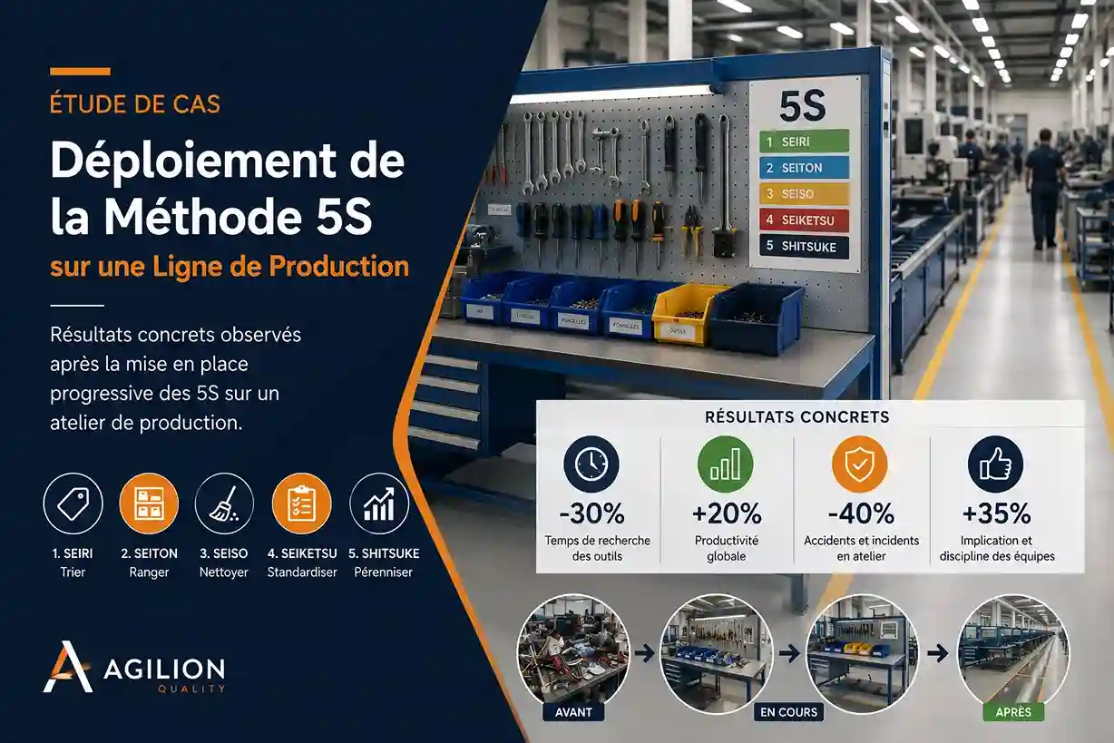 Méthode 5S ligne de production - étude de cas par Agilion Quality