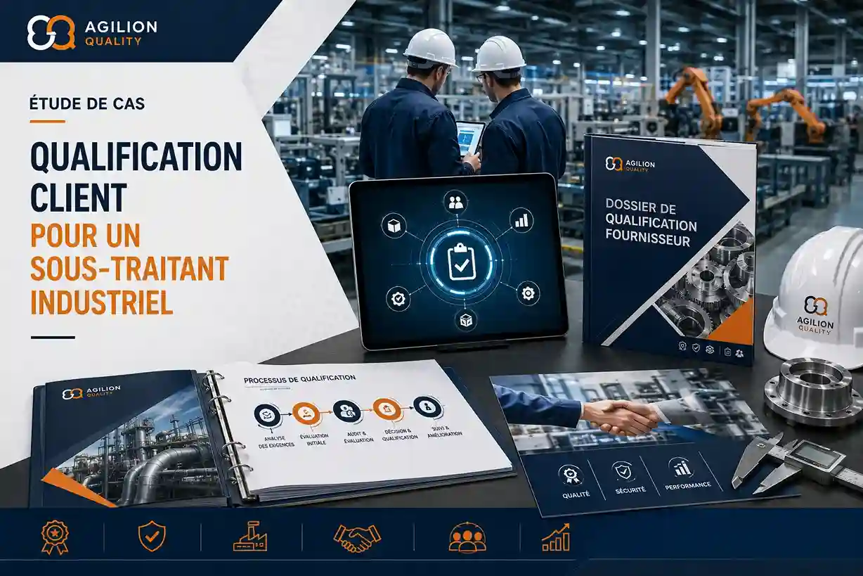 Qualification client sous-traitant industriel - étude de cas par Agilion Quality