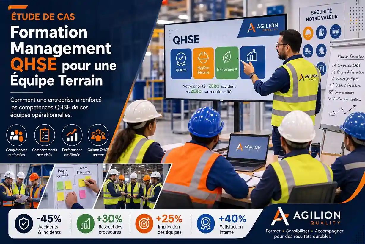Formation management QHSE terrain - étude de cas par Agilion Quality