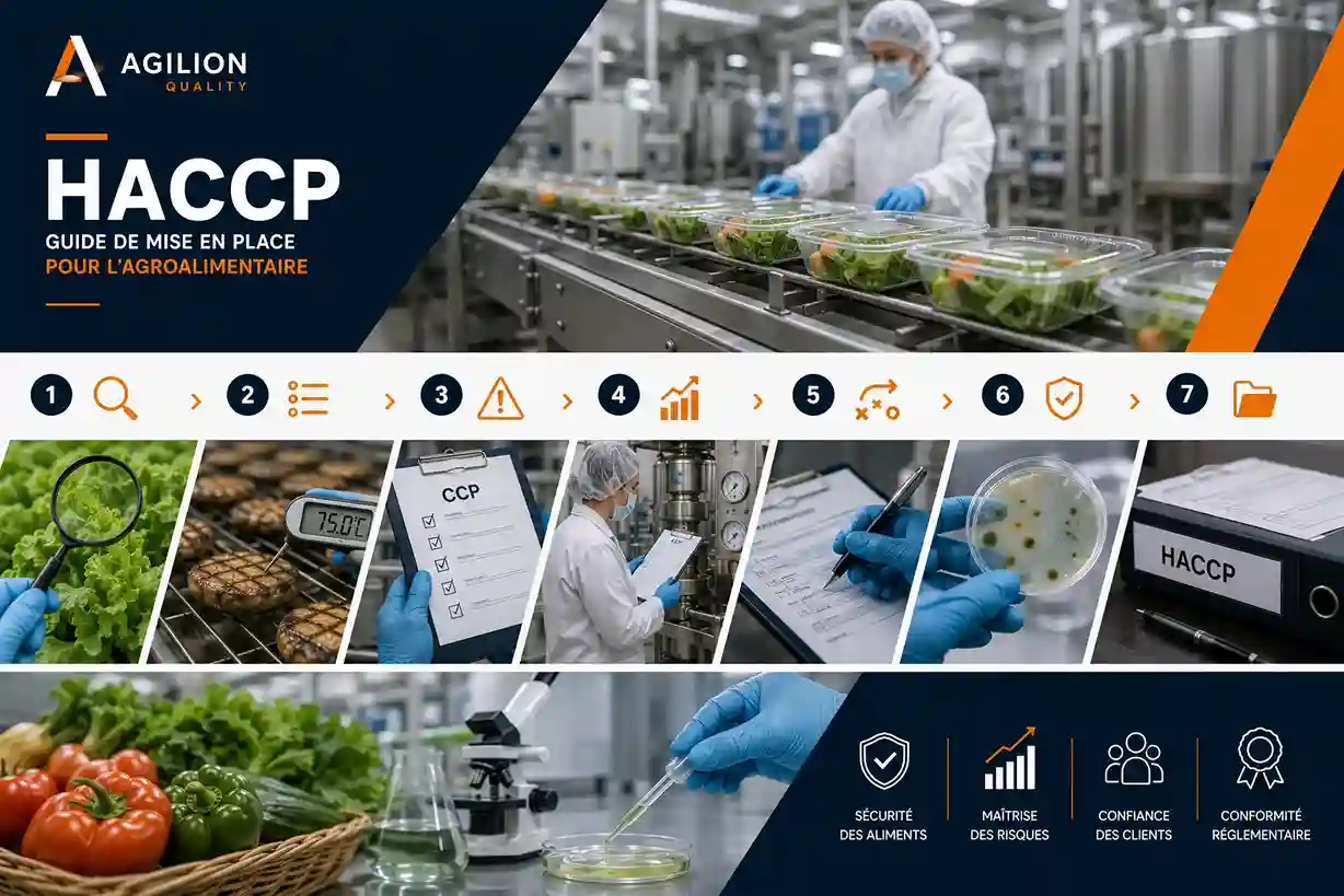 HACCP guide agroalimentaire - 7 principes expliqués par Agilion Quality