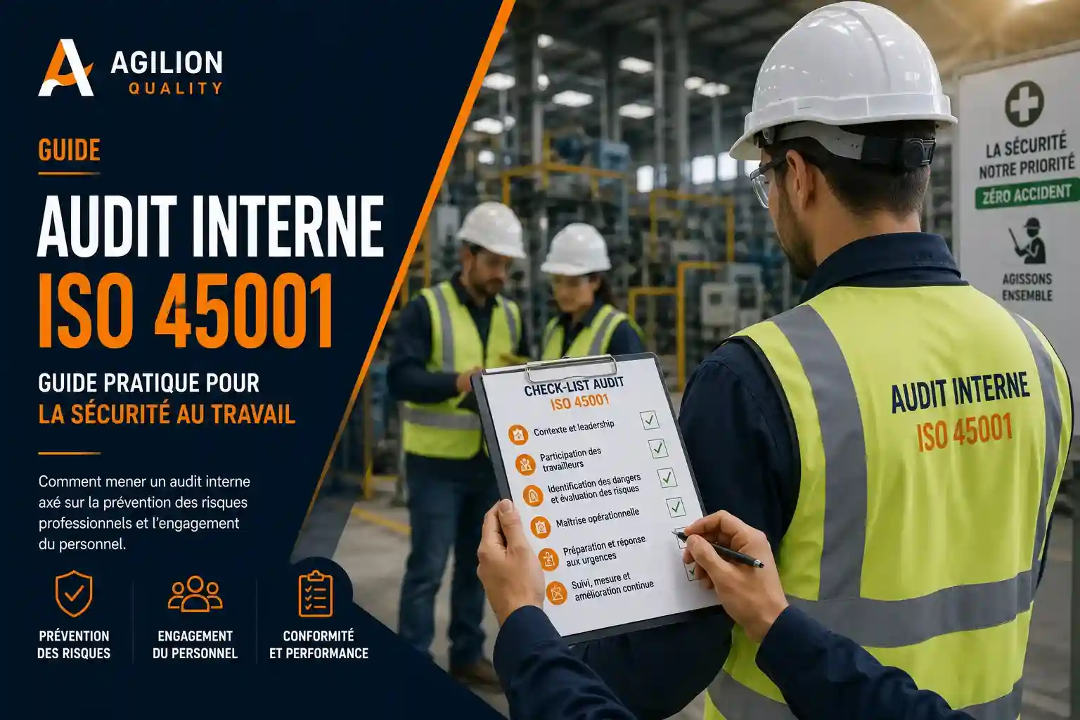 Audit Interne ISO 45001 Audit interne ISO 45001 : guide pratique pour la sécurité au travail