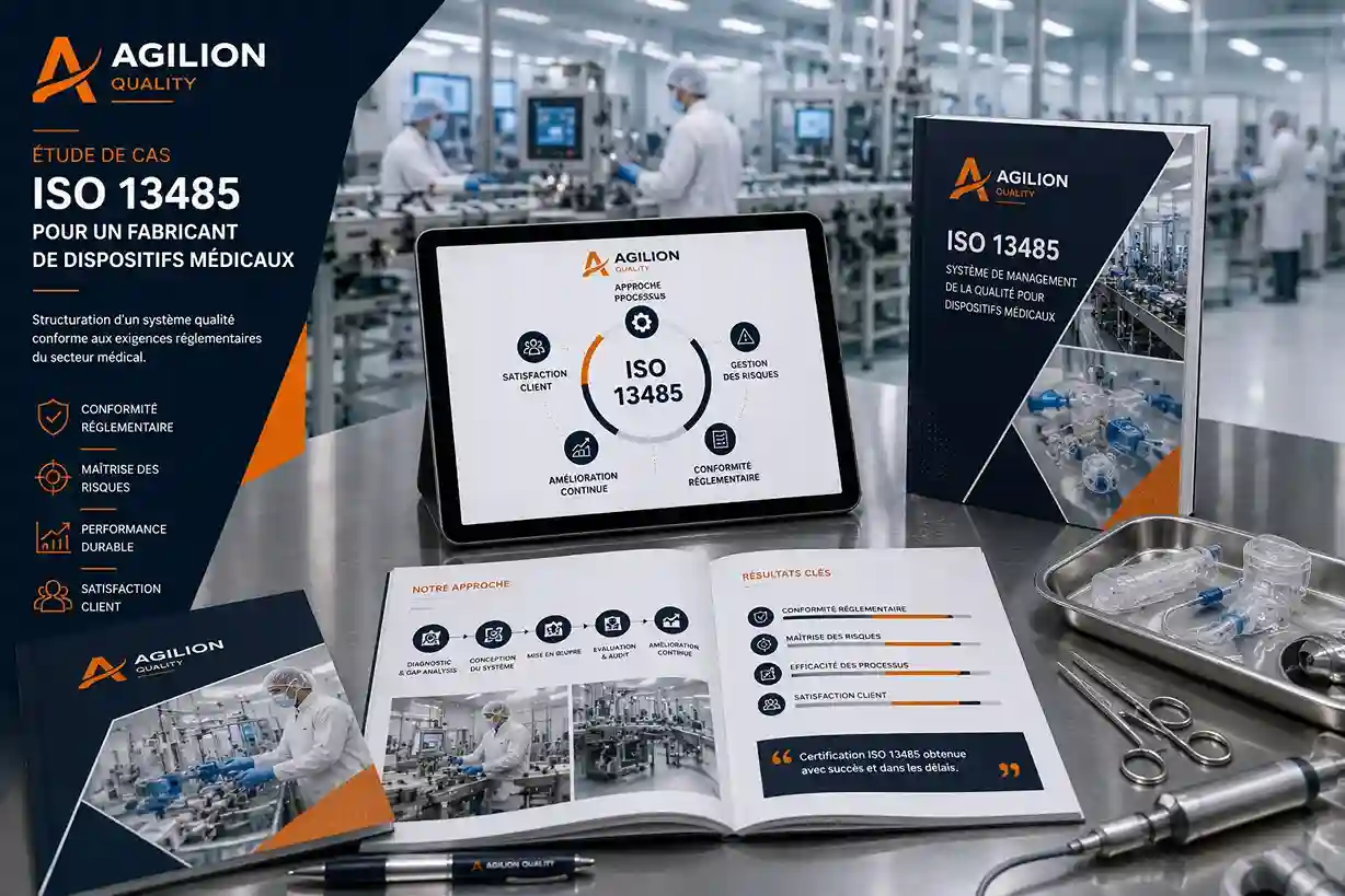 ISO 13485 dispositifs médicaux - étude de cas fabricant par Agilion Quality