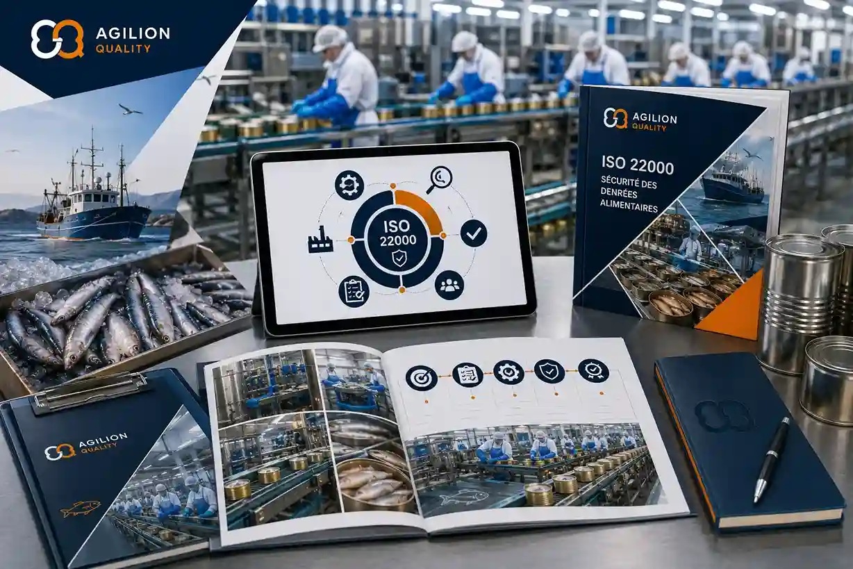 ISO 22000 conserverie de poisson - étude de cas transformation produits de la mer par Agilion Quality