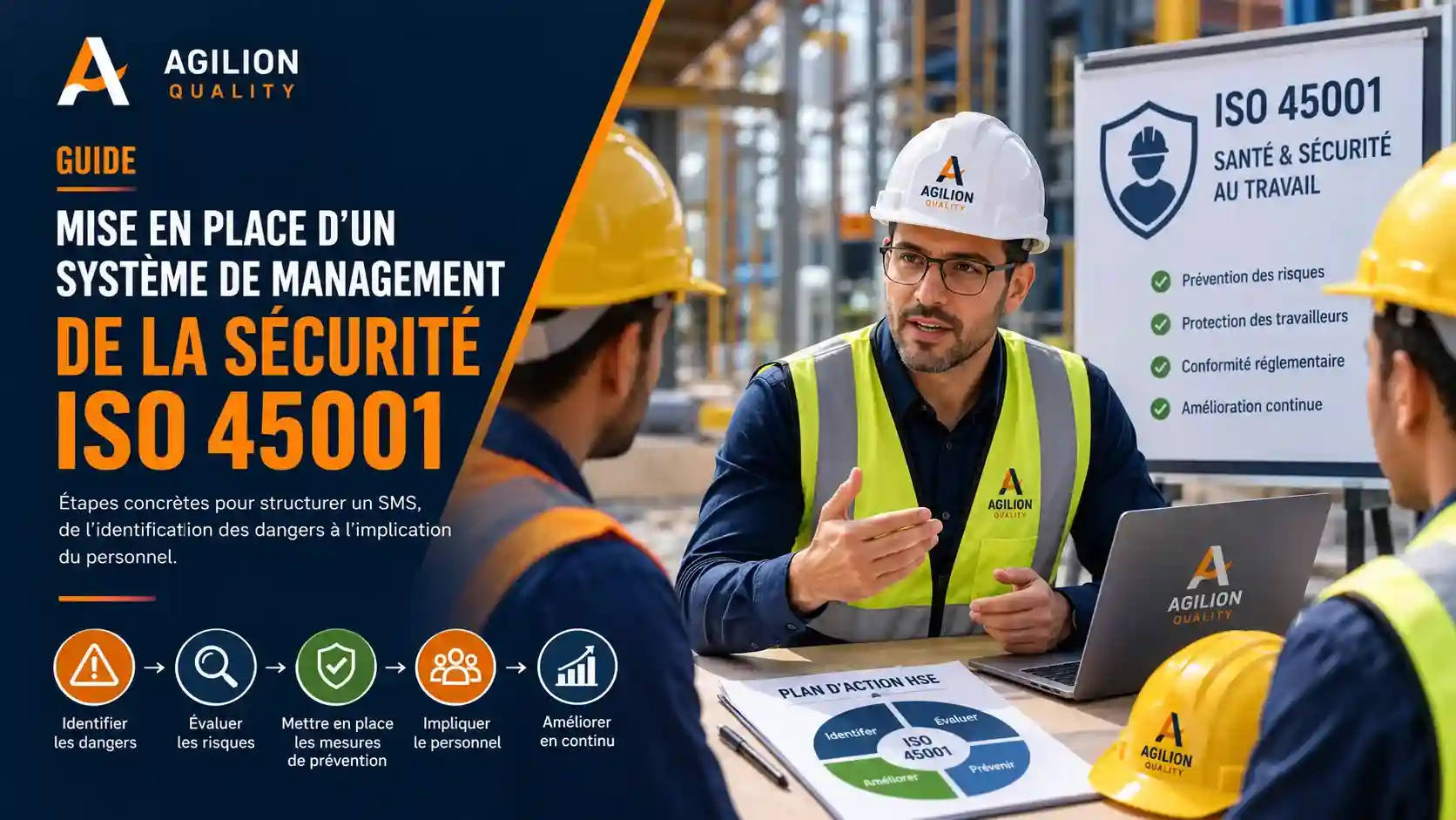 Mise en place d'un système de management de la sécurité ISO 45001