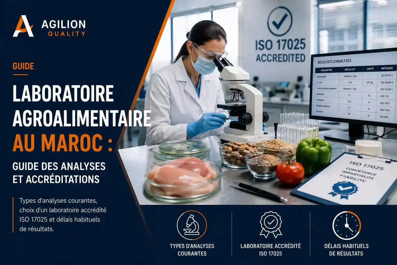 Laboratoire Agroalimentaire Maroc Laboratoire agroalimentaire Maroc : guide des analyses et accréditations