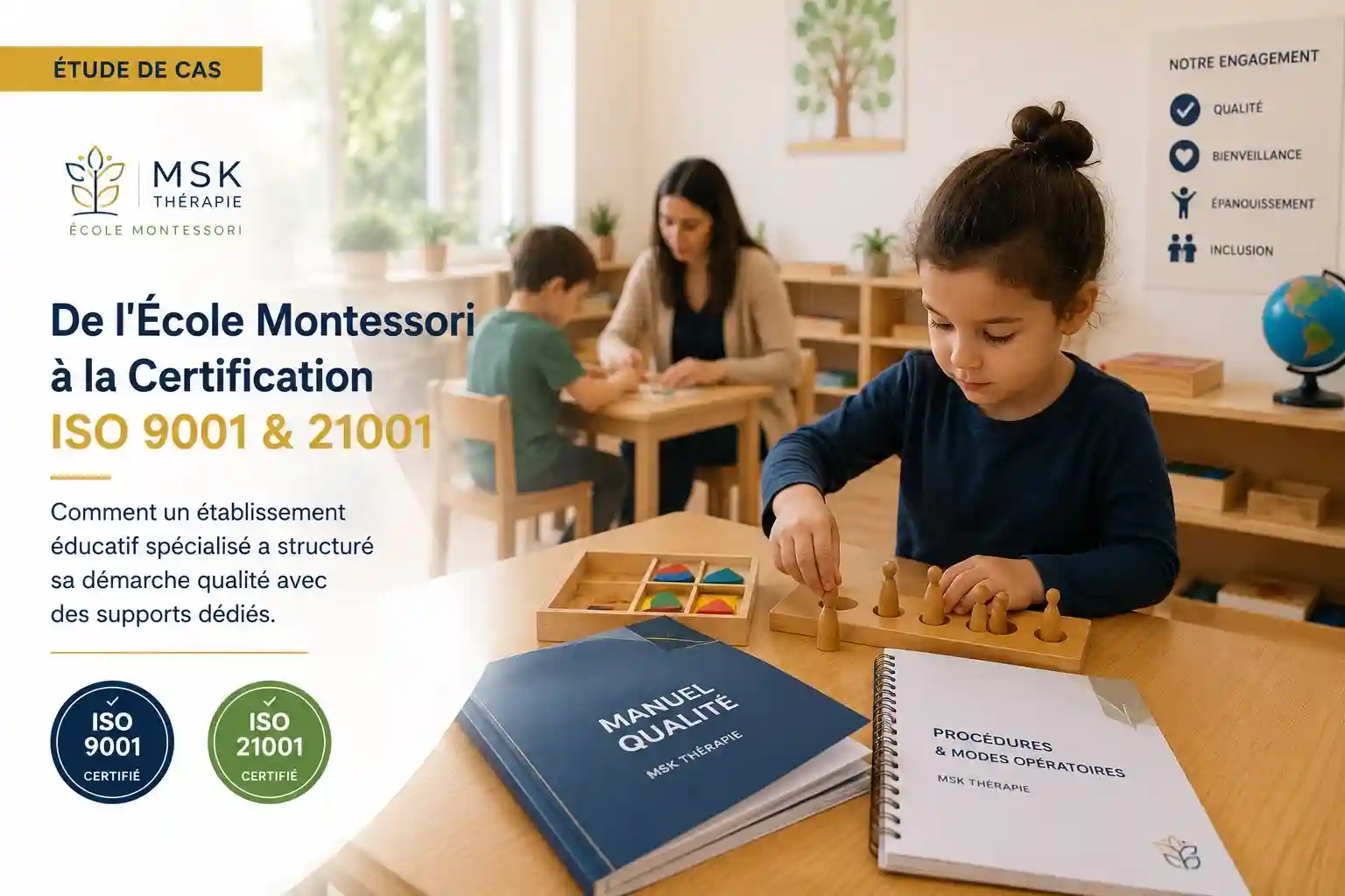 Processus de certification ISO 9001 - étude de cas MSK Thérapie par Agilion Quality