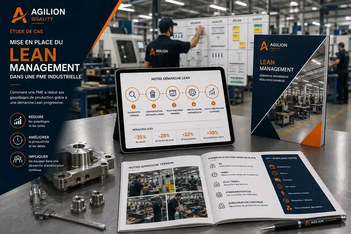 Lean Management PME industrielle - étude de cas par Agilion Quality