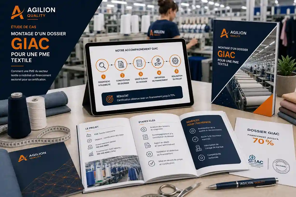 Financement GIAC textile - étude de cas montage de dossier par Agilion Quality