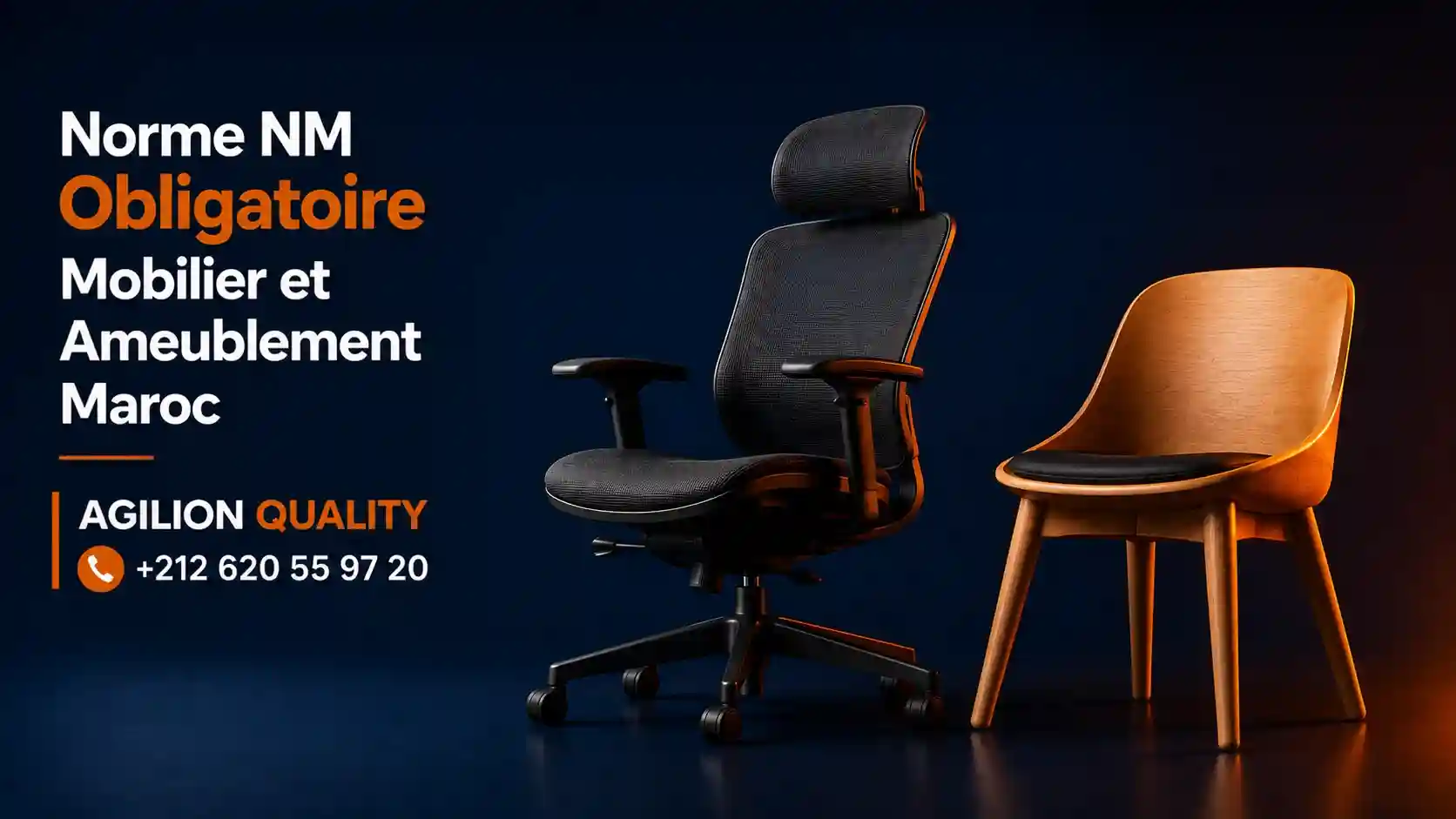 Norme NM obligatoire mobilier et ameublement Maroc 2026 - sièges, lits, mobilier de bureau IMANOR