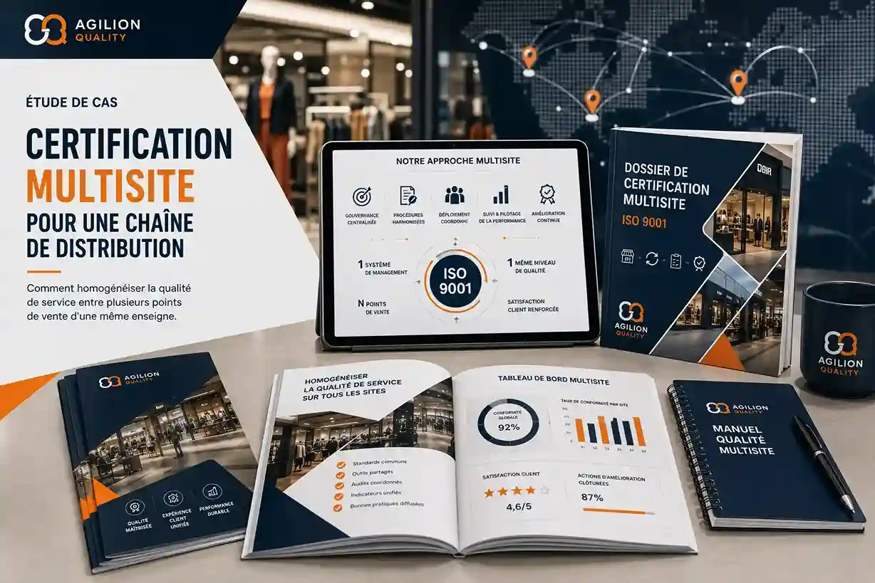 Certification multisite - étude de cas chaîne de distribution par Agilion Quality