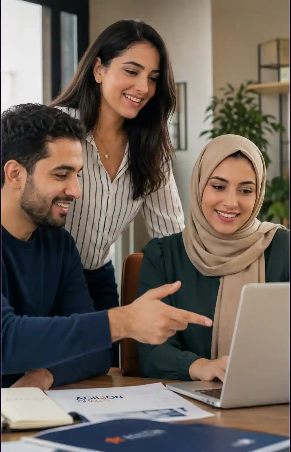 Cabinet Certification ISO au Maroc – Équipe de consultants Agilion Quality accompagnant une entreprise vers la certification ISO 9001, ISO 14001 et ISO 45001.