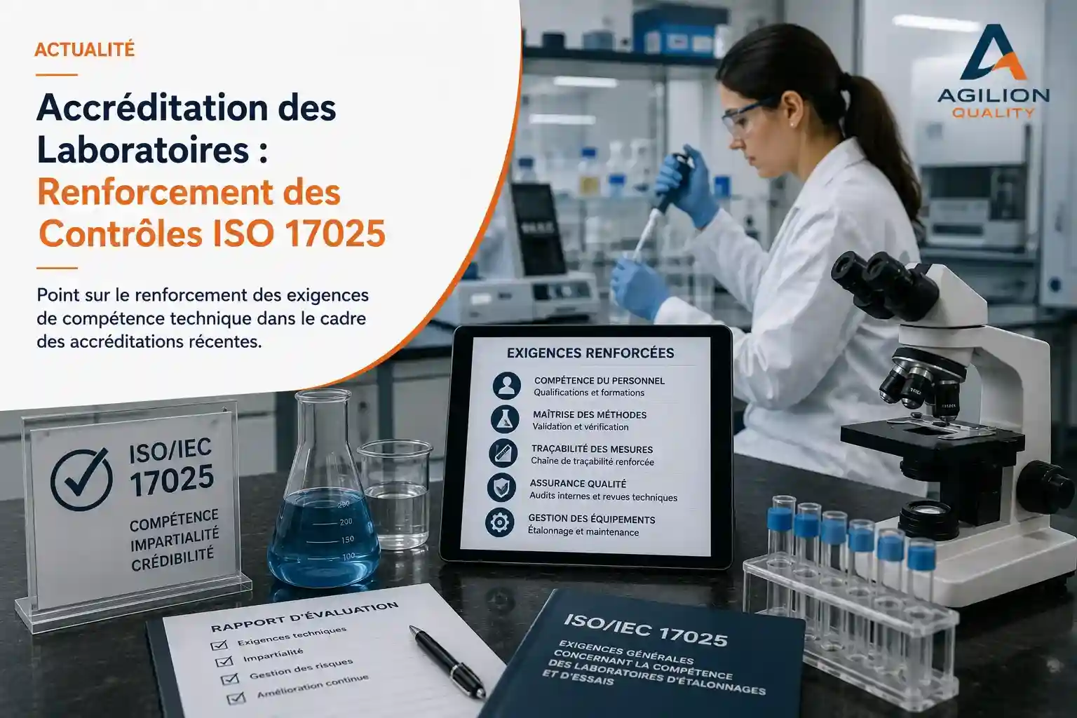 Accréditation laboratoire Maroc - actualité renforcement contrôles ISO 17025 par Agilion Quality