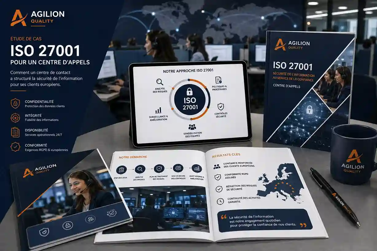 ISO 27001 offshoring Maroc - étude de cas centre d'appels par Agilion Quality