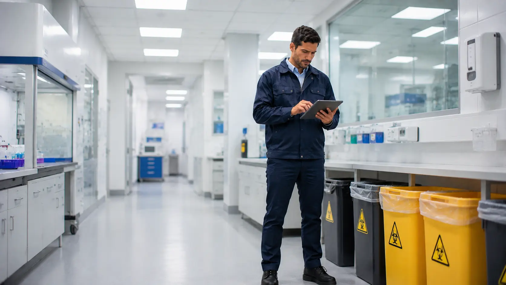 Checklist certification ISO 14001 santé laboratoires - inspection environnementale