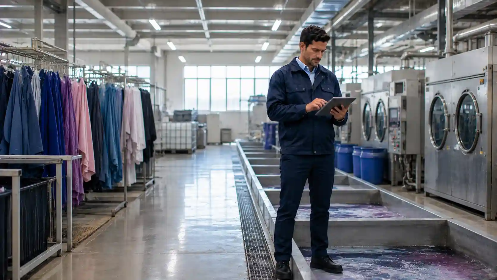 Checklist certification ISO 14001 textile - inspection environnementale teinture