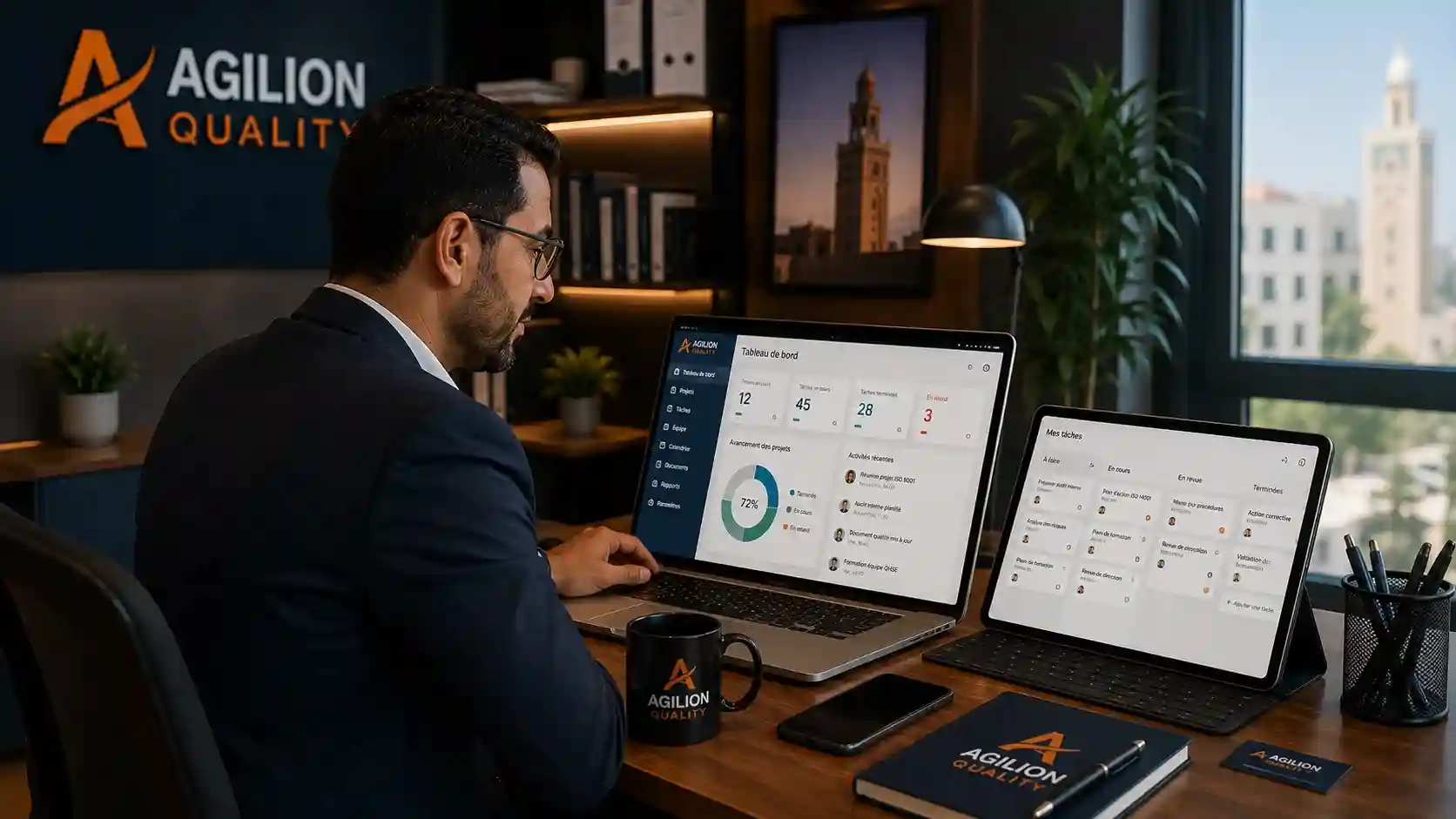 Formation Outils Digitaux du Management Maroc - Teams, Slack, Asana et cybersécurité managériale