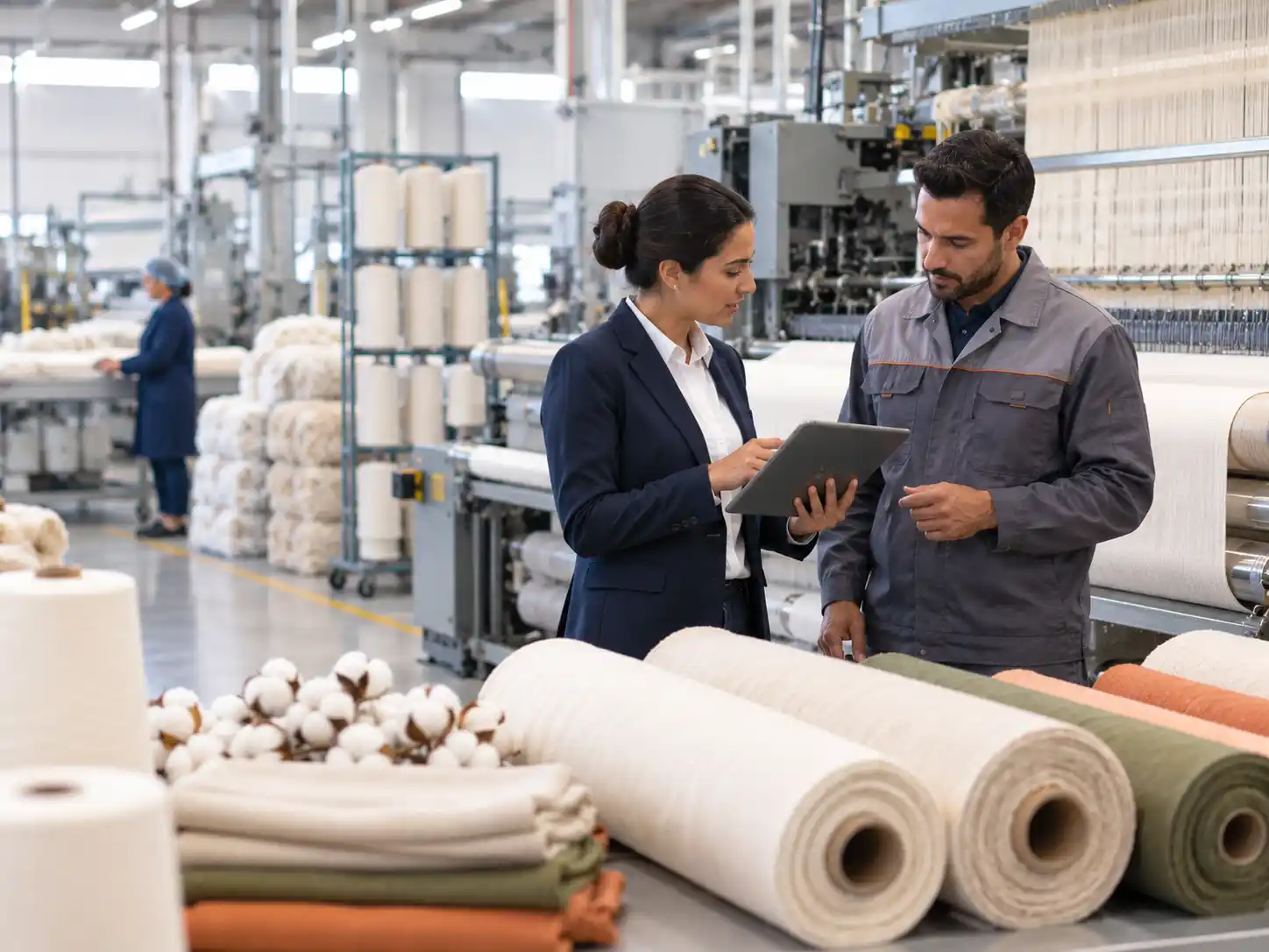 Cabinet de certification GOTS Maroc Agilion Quality accompagnant une usine textile biologique